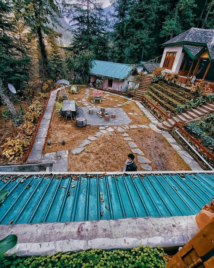 Parvati Kuteer Riverside Resort Kasol Bagian luar foto