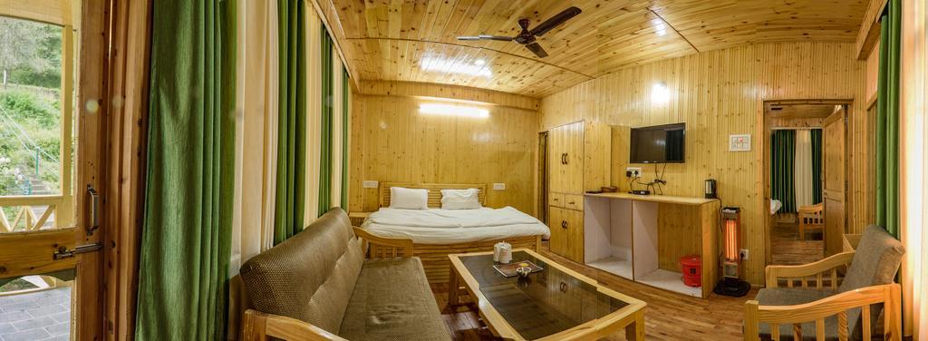 Parvati Kuteer Riverside Resort Kasol Bagian luar foto