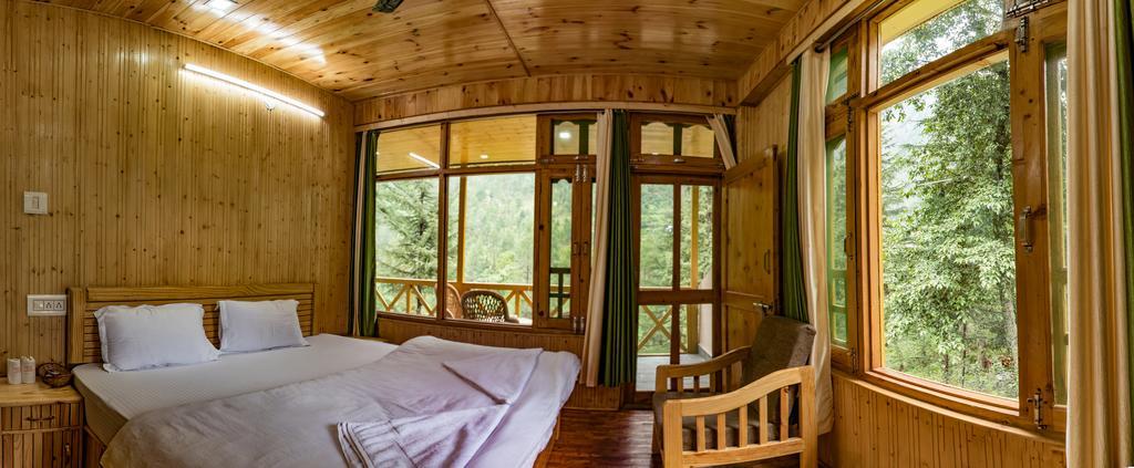 Parvati Kuteer Riverside Resort Kasol Bagian luar foto