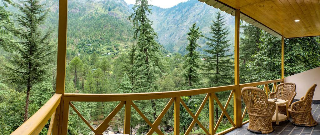 Parvati Kuteer Riverside Resort Kasol Bagian luar foto