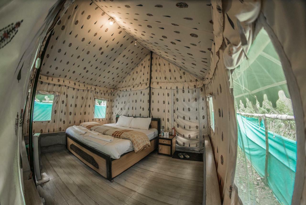Parvati Kuteer Riverside Resort Kasol Bagian luar foto