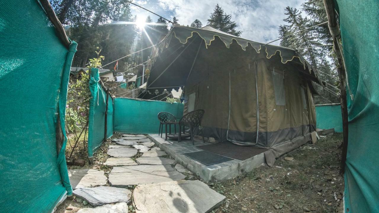 Parvati Kuteer Riverside Resort Kasol Bagian luar foto