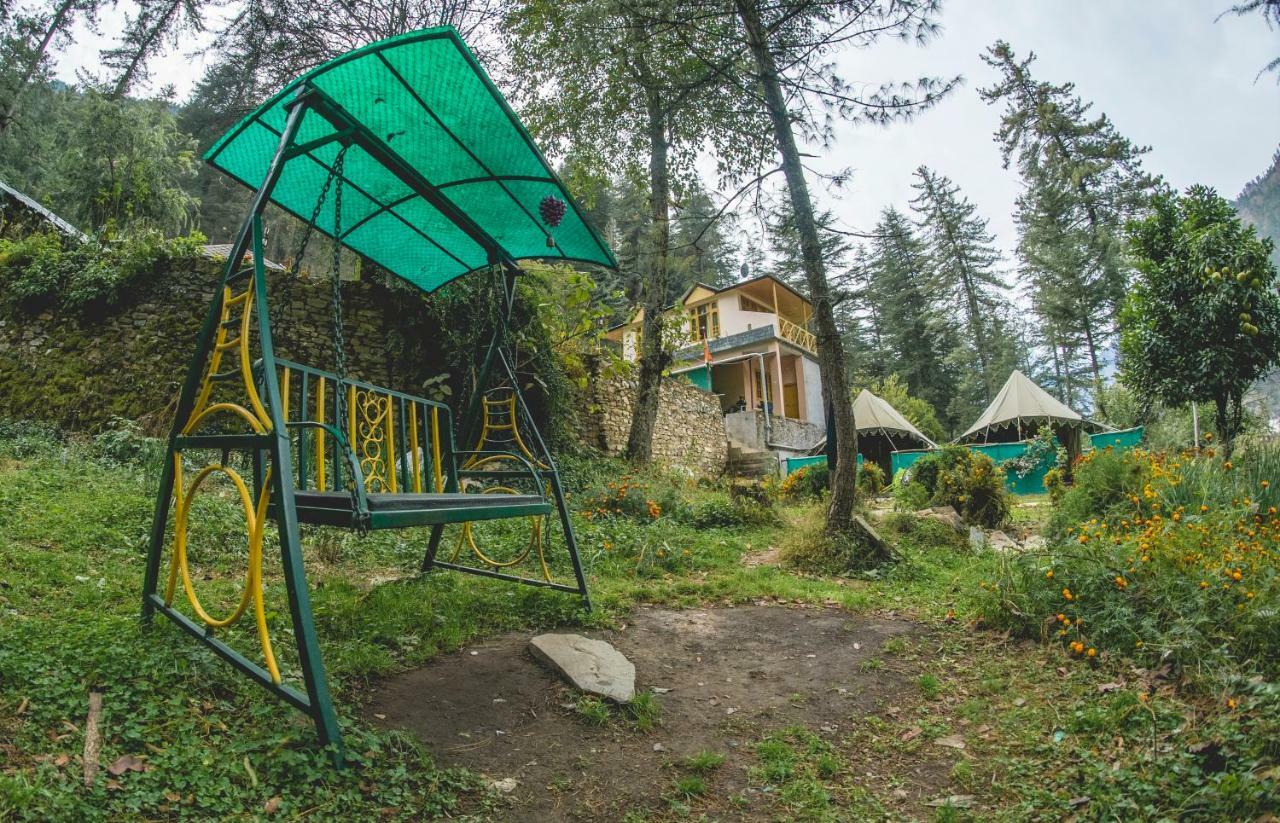 Parvati Kuteer Riverside Resort Kasol Bagian luar foto